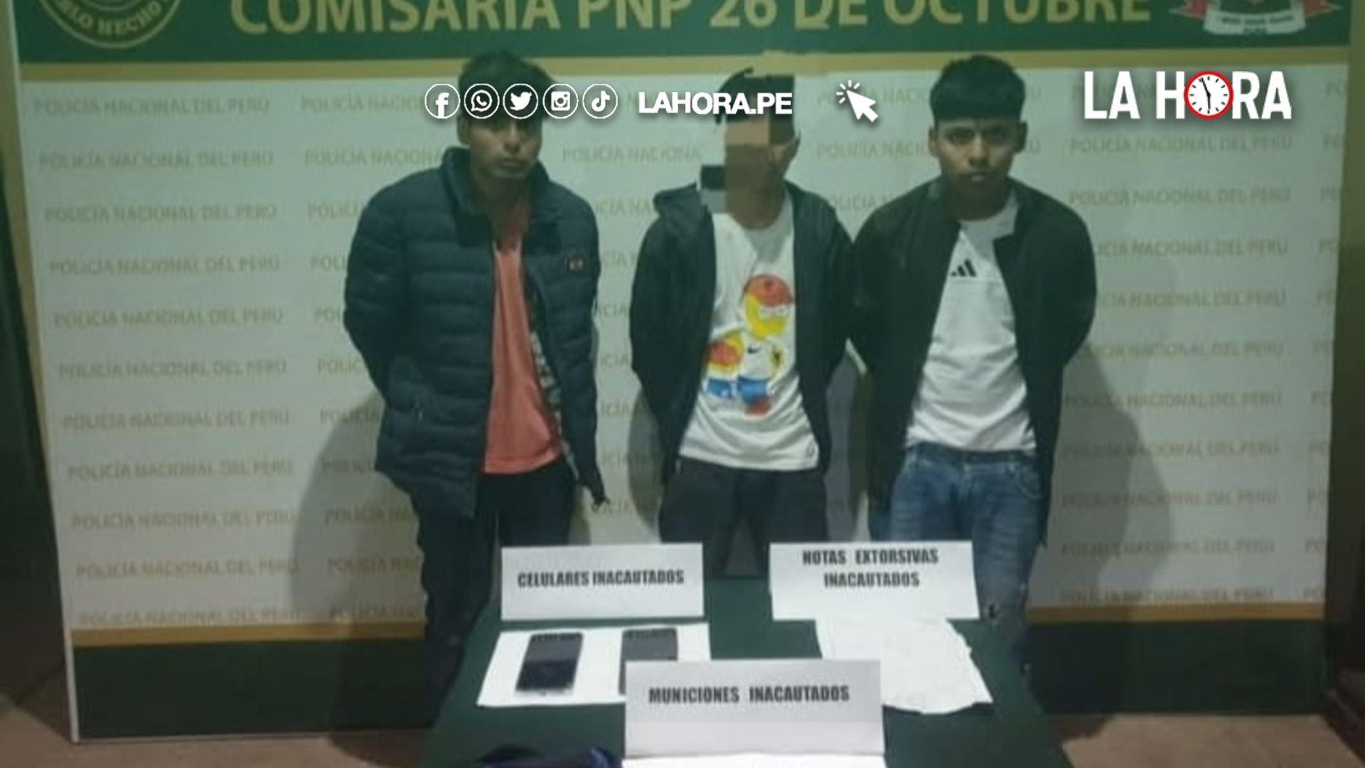 Piura: Detienen a 3 integrantes de la banda extorsiva "Los Payasos del Mal" involucrados en atentados a Super Star