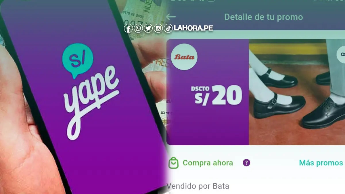 Descuento de 20 soles en Bata para zapatos escolares: ¿Cómo aplicar con Yape?