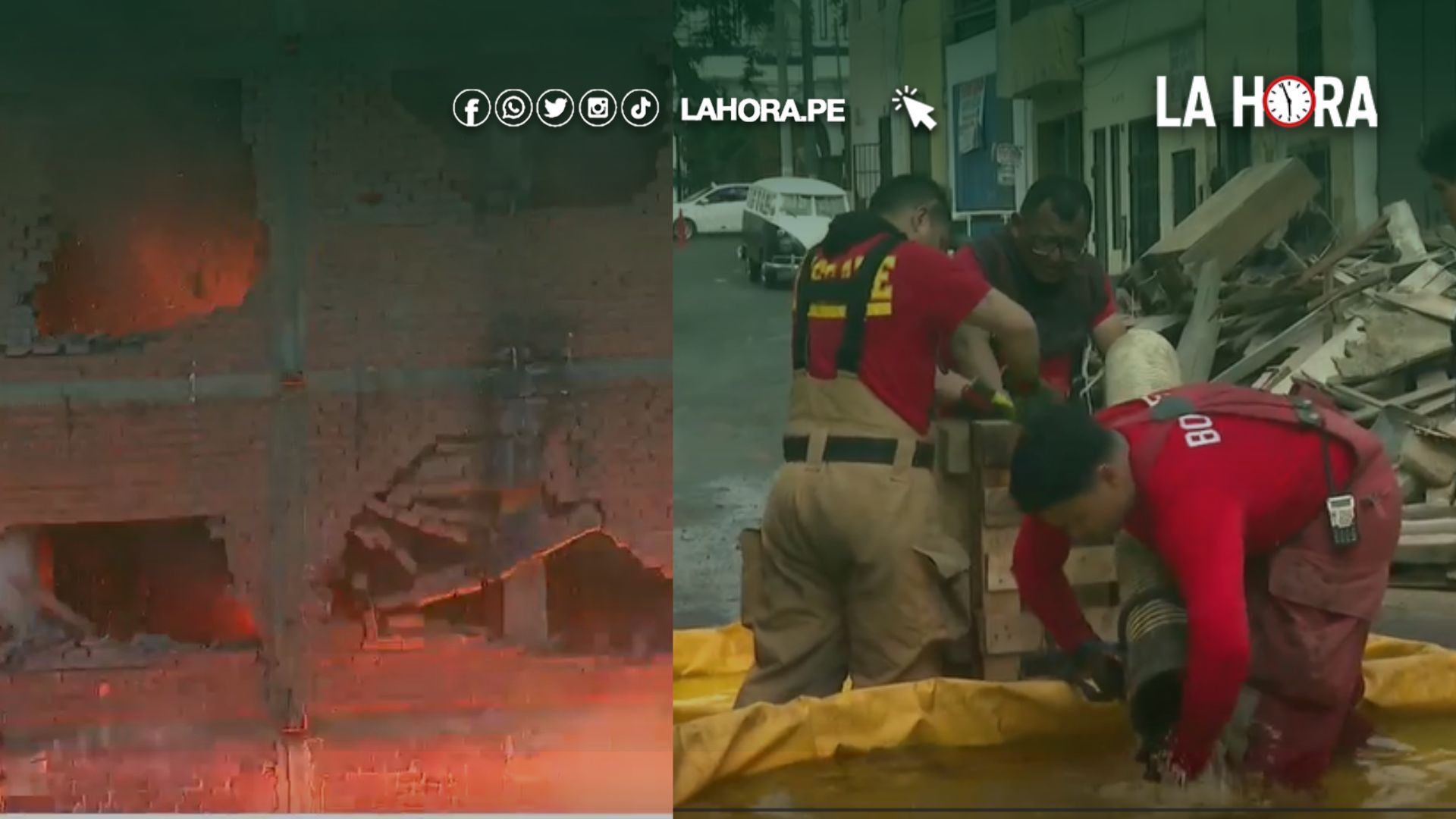 Bomberos anuncian retiro tras seis días de lucha contra incendio en Barrios Altos ante falta de apoyo de autoridades